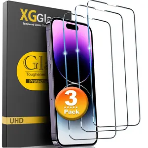 [3PC] For Apple iPhone 17 Air 16 16e 15 Pro 14 Plus 13 12 Mini 11 Pro Max X XR Xs Max 8 7 6 SE 2020 2 SE 2023 Tempered Glasses Screen Protector