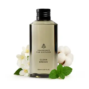 AromaPlan Clean Breeze - AP090 Clean Breeze Home Fragrance Scented Oils - Mint, Flower-Infused Freshener & Deodorizer