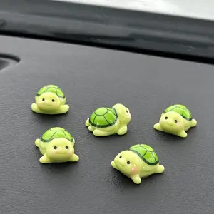 Cute Mini Turtle Design Car Ornament, Small Car Interior Decoration, Car Dashboard Decoration, Car Interior Accessories for Women & Men, Car Accessory