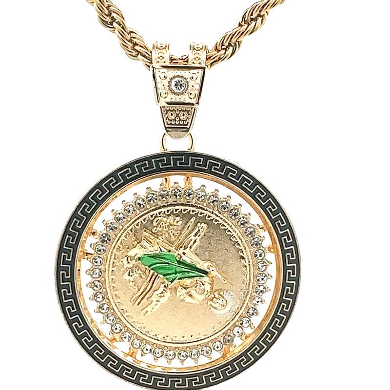 St Jude Spinning Centenario (24K Gold Tone)
