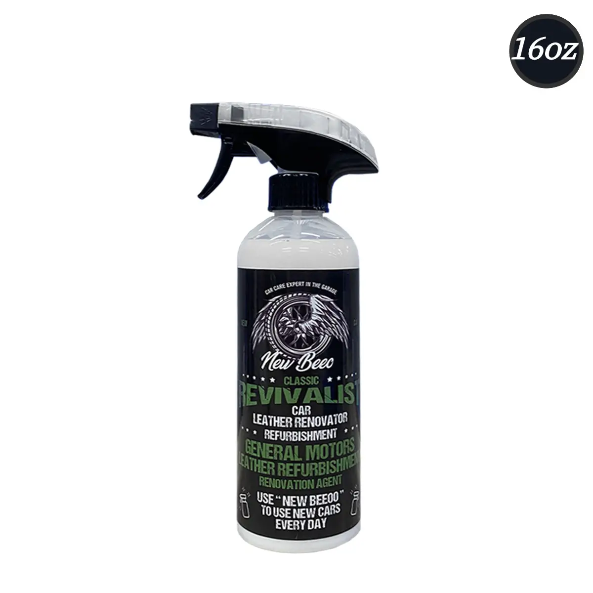 Car Leather Renovator: Multi-purpose interior renovator that lasts 2-3 months for aging car interiors, sofas, boots, purses, leather clothing 16 oZ