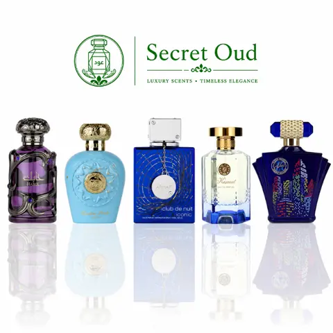 Habik Men + Opulent Dubai + Club De Nuit Blue Iconic + Kismet Lunar Magic + Zakat Z7