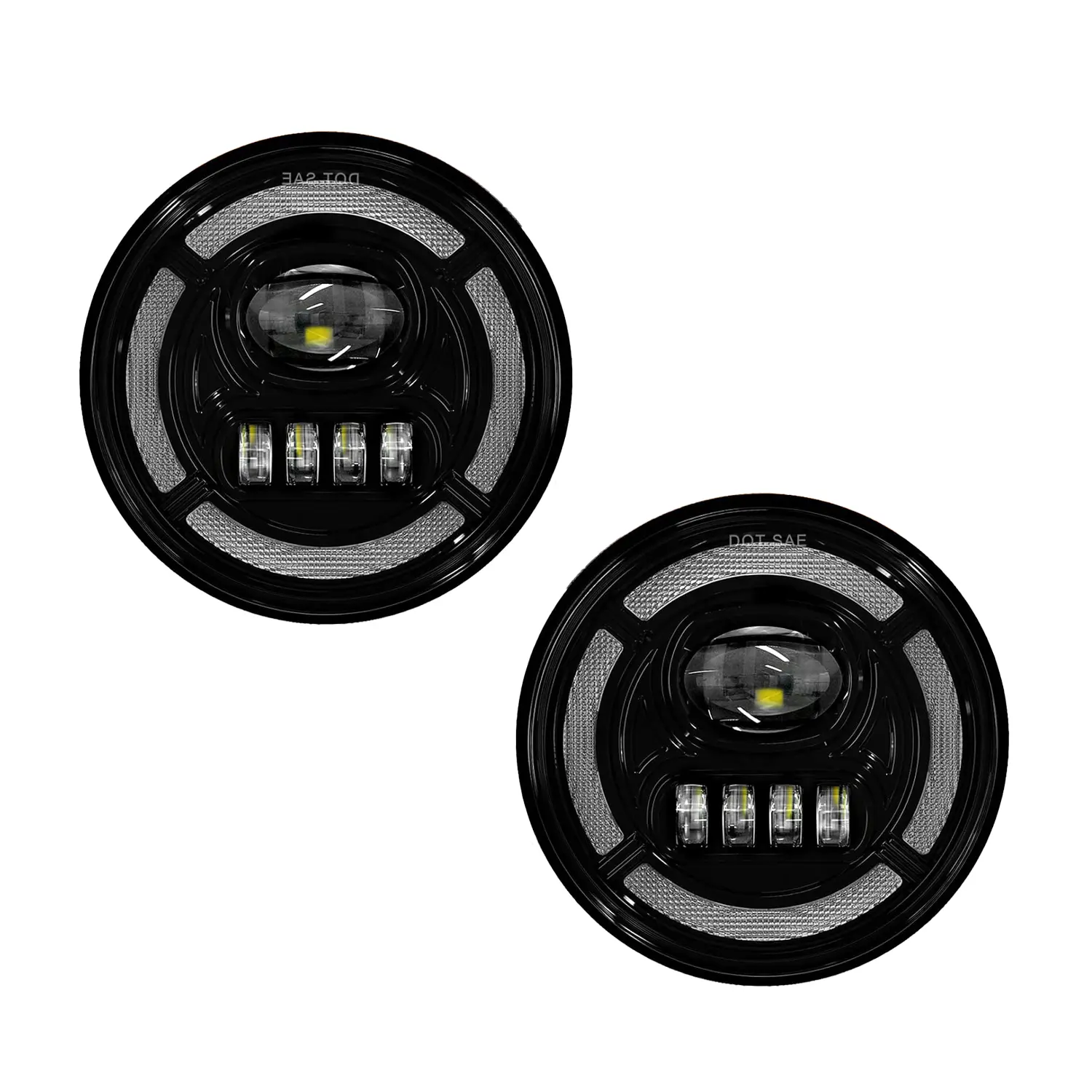 LED Fog Lights with DRL, Turn Signal for 2006-2014 Ford F150 Front Bumper, Car Accessories, DOT Fog Light OK, Driving Lights Automotive Auxiliary Light
