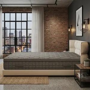Sleep Plug 12 In Premium Hybrid Mattress - Queen Size, Multi-Size (Twin/Full/King), Gel Memory Foam, Individually Pocketed Springs, Euro Top, Medium Firm, Durable, Motion Isolation, Edge Support, Easy Setup, Hotel-Quality, 100-Night Trial tiktokshopspring