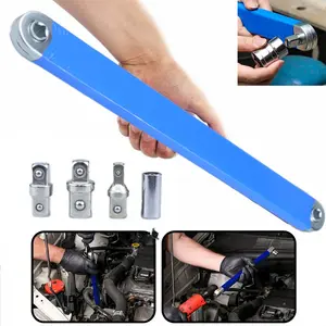 Two-In-One Extendable Wrench, Non-Slip Handle, No Assembly Required, Suitable for Nuts/bolts/hardware, DIY Tool Set