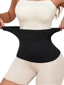 Women's Waist Cincher Belt, Simple Casual Design, Comfortable Breathable Abdominal Control Shapewear, High Stretch Waist Trainer, 3 Colors Available, Elastic, Minimalist, Underwear, Womenswear