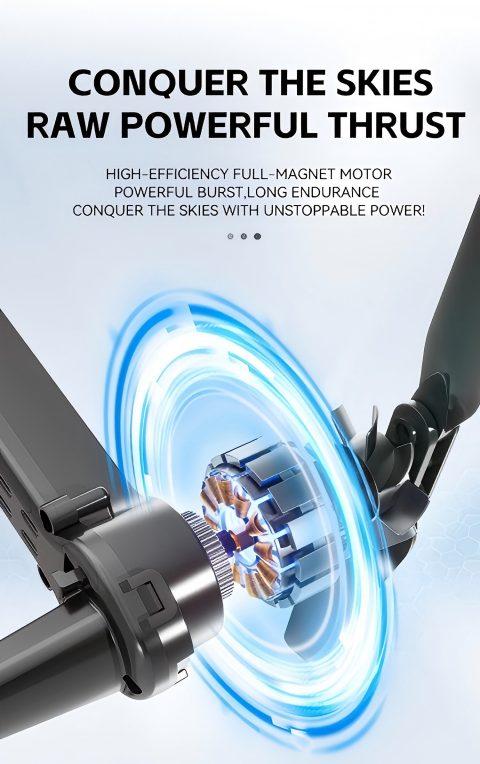 Professional Foldable Quadcopter Drone with HD Camera and Screen Remote Control, No Mobile Phone Needed, Stable Flight, Portable Design, Ideal Gift for Kids, Adults and Family Outdoor Flying on Christmas & Halloween