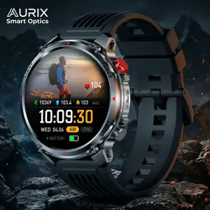 HT45 Sport Bluetooth Calling Smart Watch 1ATM Waterproof Heart Rate Sleep Monitor for Running Fitness Outdoor