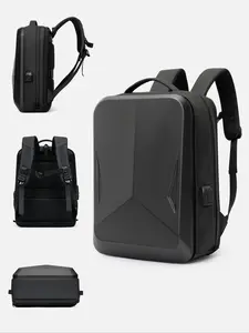 Men's Hard Shell Tsa Laptop Backpack, 17.3 Inch Anti-Theft Design, Lightweight & Slim Build, Ideal for Gaming & Daily Use, Casual Travel Backpack