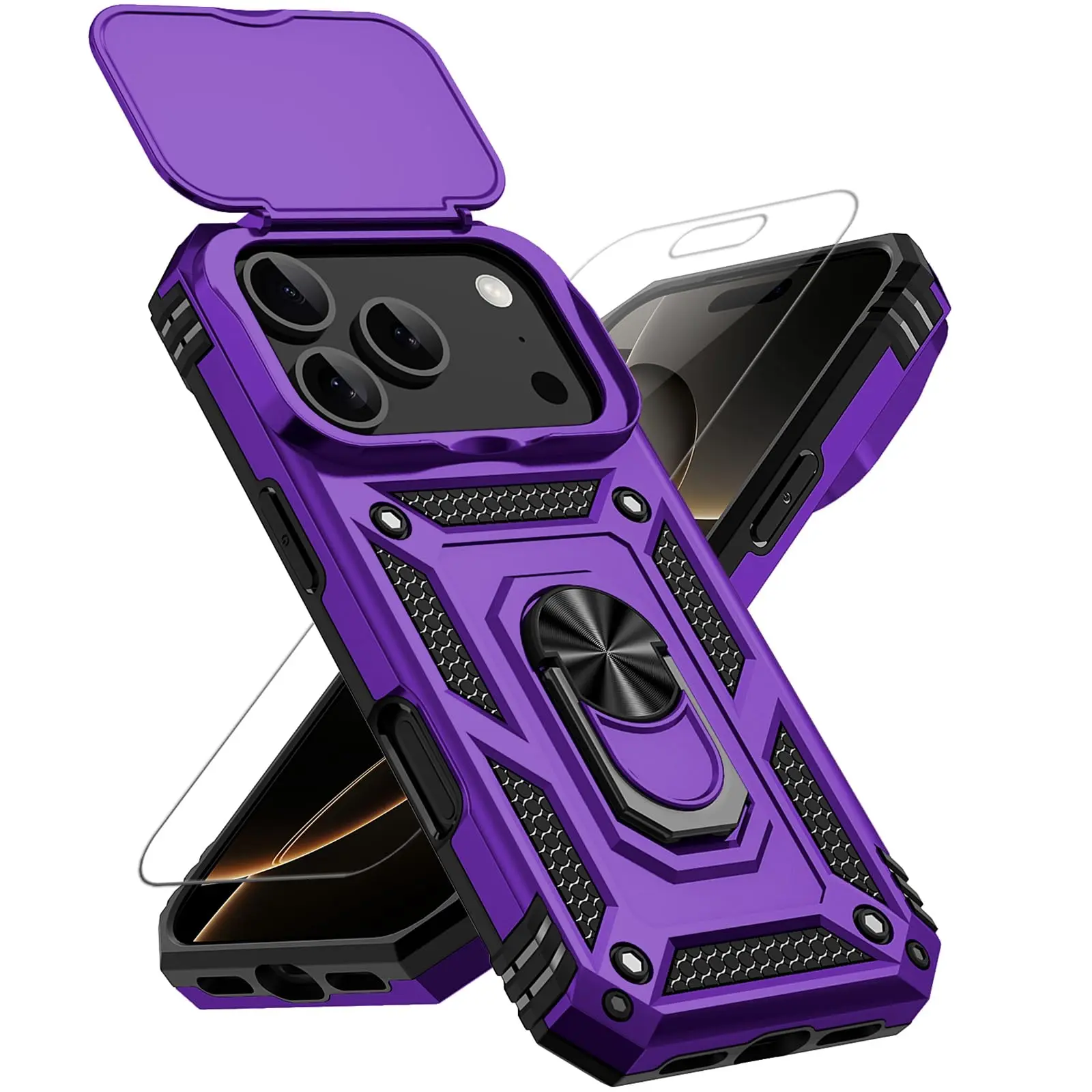 Purple w/ Slide Camera 2nd gen. Military Grade