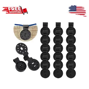 50 Pack Shade Cloth Clips, Round Plastic Sun Shade Net Clip