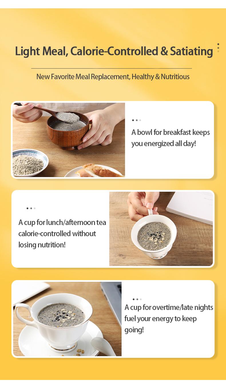 Black Sesame Grain Oatmeal