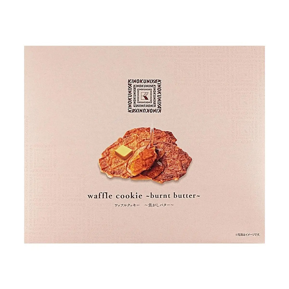 KINOKUNIYA Caramel Butter Waffle Cookies Gift Box 18 pcs Japanese Confectionery Premium Snack