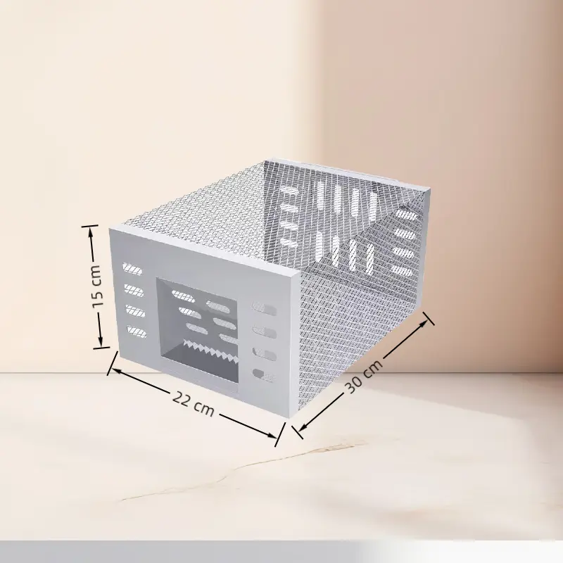 Reusable Metal Frame Confinement Cage, Multi-Size Enclosure for Indoor-Outdoor Tool Organization