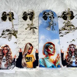 Acrylic Bible bookmarks Adhesive Vinyl Decal Sticker Custom
