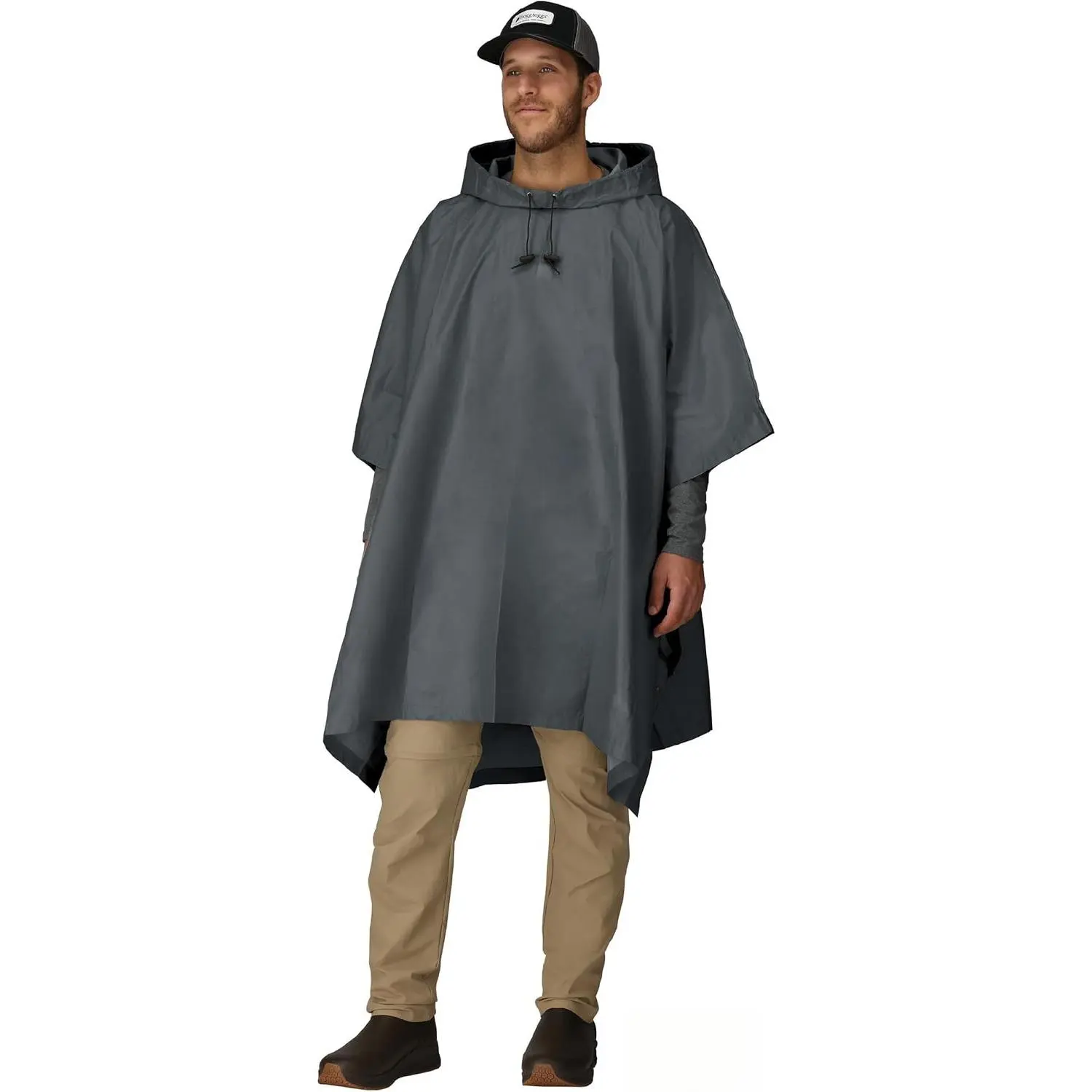 Ultra-lite2 Lightweight Seam-Taped Pull-On Waterproof Breathable Motorcycle Rain Poncho for Adults, Youth Sizes