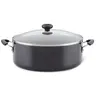 8-Quart Enhanced Nonstick Stockpot with Lid - Nonstick Kitchen Cookware, Gumbo-Size Pot, 8qt for Soups, Easy-Clean Design Reduces Scrubbing