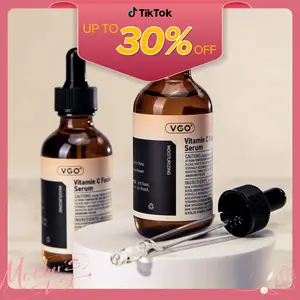 VGO-Vitamin C Serum 30/60ml Hydrating Hyaluronic Acid Serum, Daily Skincare Routine All Skin Types Repair Comfort Product
