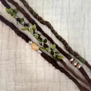 Fun Blonde Clip-in Dreadlock Extensions for Temporary Texture and Flair Easy Application No Hassle Temporary Solution