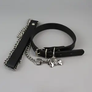 Black Drawstring Collar—A trendy and stylish dog collar featuring an adjustable design, perfect for your dog's everyday outfits.
