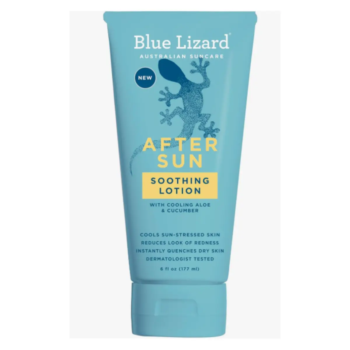 After Sun Soothing Lotion, Lightweight Formula with Shea Butter, Soothes and Moisturizes, Proven to Reduce the Look of Redness, Instant Hydration, Vegan, Hypoallergenic, 6 oz.