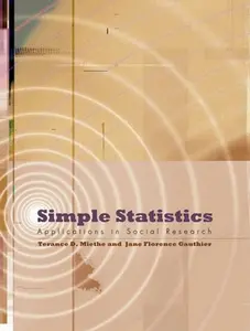 USED-Simple Statistics: Applications in Social Research [With CDROM] by Miethe, Terance D. (Paperback)