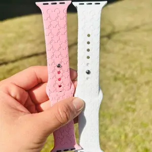 Mouse Ears Silicone Watch Band – Adjustable, Soft & Durable Strap for Smartwatches