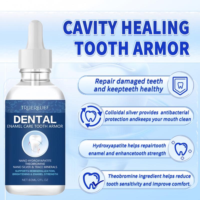 2 Tooth Armor Liguid Drops, with anti-caries effect, tooth decayrepair and enamel renovation, teeth whitening solution,suitable for sensitive teeth, oral care