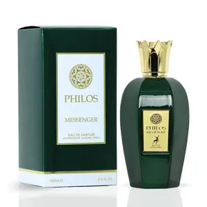 Philos Messenger Eau de Parfum Spray 100ml (3.4 oz) by Maison Alhambra | Citrus Sparks, Floral Grace, Amber Embrace