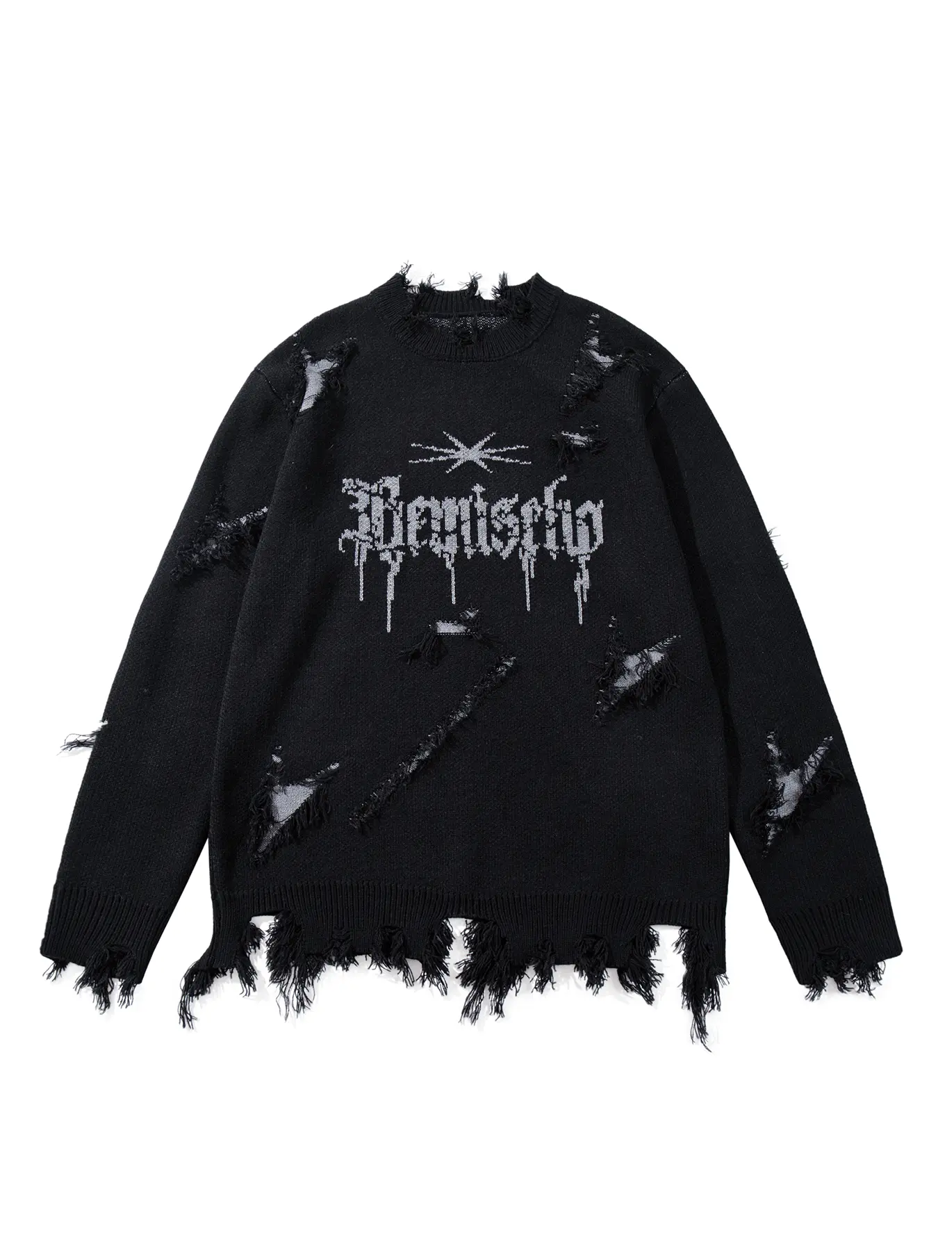 Men's Fashion Casual Round Neck Knit Sweater, Casual Loose Jumper, Casual Chic Knitwear, Fall Winter New Style, Trendy Design, Tassel Detail Pullover
