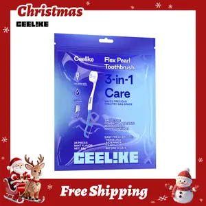 CEELIKE Flex Pearl Toothbrush - Portable Travel Design for Daily & On-the-Go Oral Care