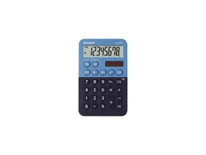 Sharp EL760RBBL Handheld Calculator, 8-Digit LCD