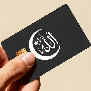 Crescent and Pentagram in Arabic. Bank Card, Credit Card, Debit Card, Transit Card, Room Key Card, Skin Sticker