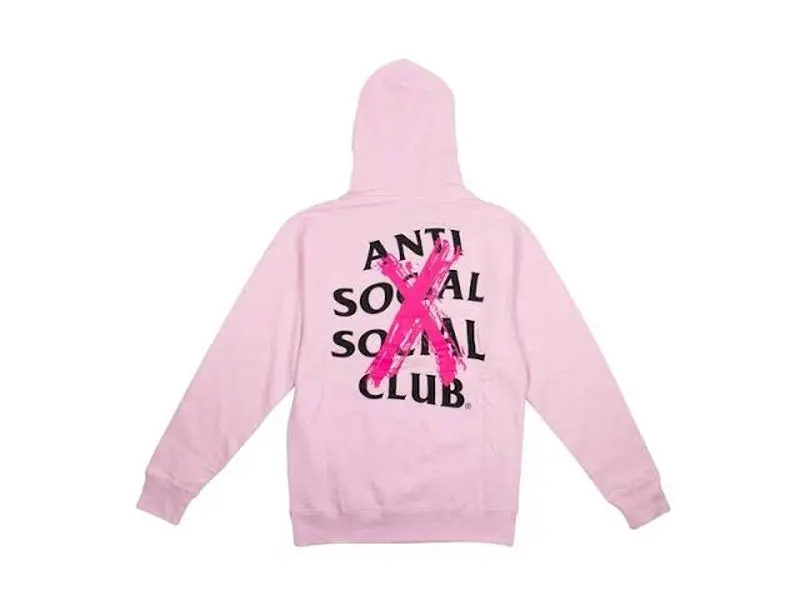 ASSC Cancelled Hoodie Pink Anti Social Social Club