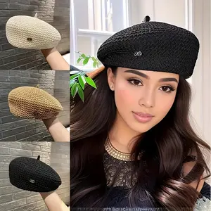 1 Piece Breathable Women's, Spring and Summer Hollow Structured Painter's Hat