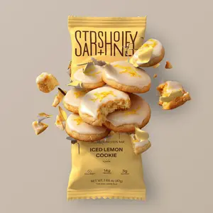 Pre- order |  Stars + Honey | The Protein Bar – Iced Lemon Cookie - All natural ingredients. Gluten Free, Dairy Free, Soy Free and no sugar alcohol sweeteners.