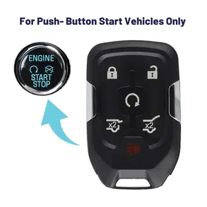 GMC & Chevrolet 6-Button SmartKey Fob, Suburban, Tahoe, Yukon (GMCHEV-HYQ1AA-6B)