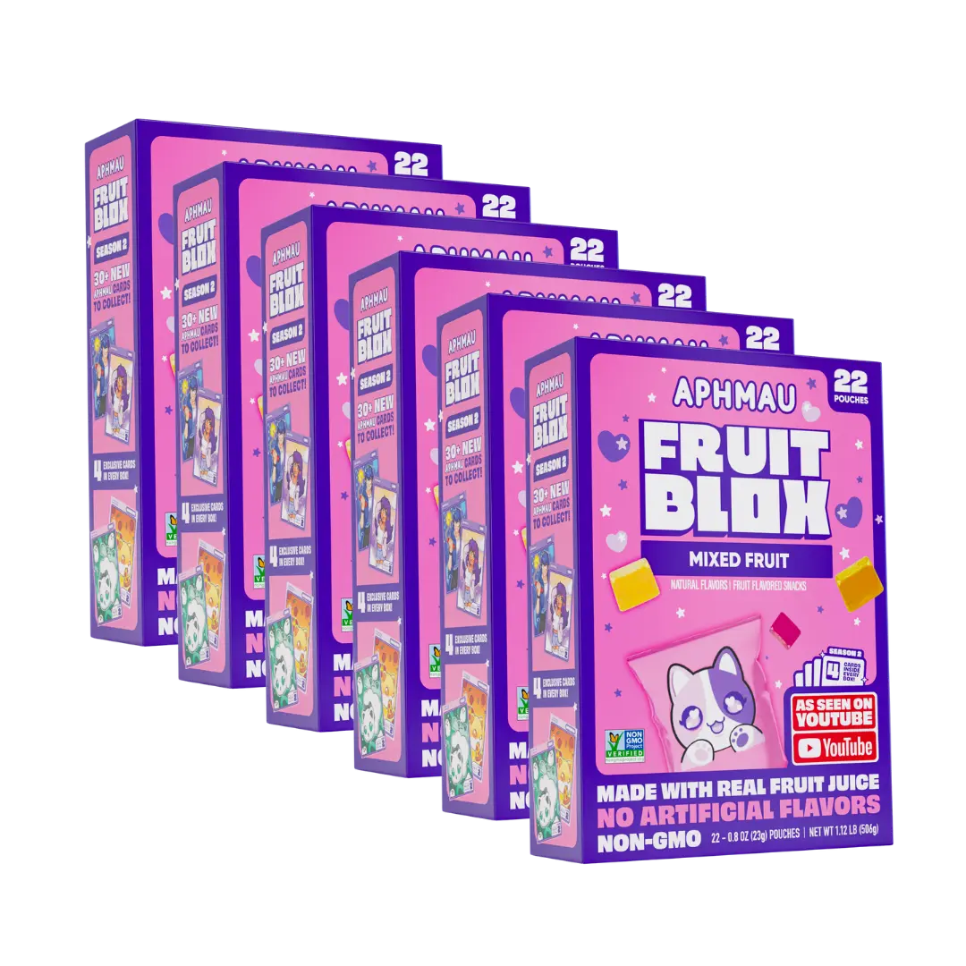 FruitBlox Aphmau Mixed Fruit Snacks, 132 Count