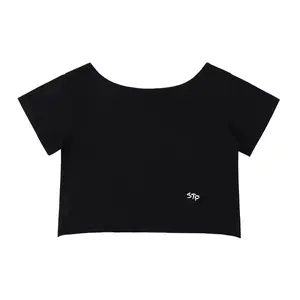Off-Shoulder Cotton Confessions T-Shirt
