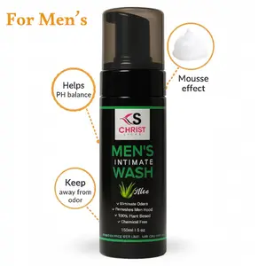 CHRIST Intimate Washes with Support PH Balance & control odors 150 ml Mousse