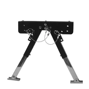 RV Folding Step Board Bracket Adjustable RV Folding Foot Stabilizer Height Ranges From 2.8in To 11.3in Foldable Ground Support Jacks for RV Travel Trailers Motorhomes