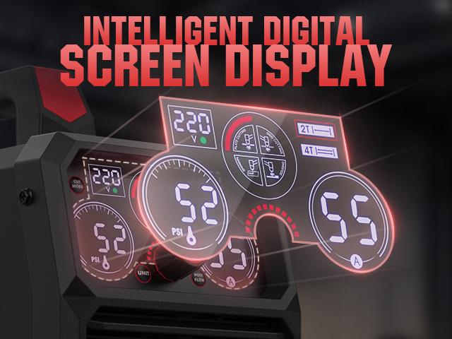 YESWELDER CUT-55DS-NHF-PLUS 110/220V Plasma Cutter 55Amp | Non-HF Start & Non-Touch Pilot Arc | Multifunctional Metal Cutting Machine for Quick Plate/Grid Cutting, Gouging & Marking