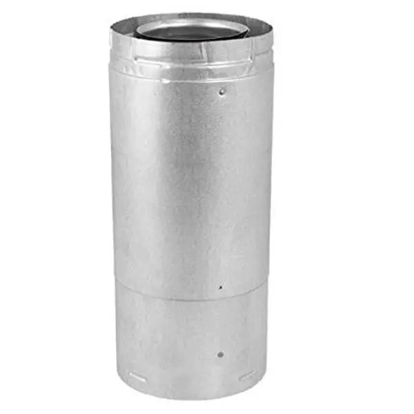 Pro 17 in. Adjustable Galvanized Vent Pipe