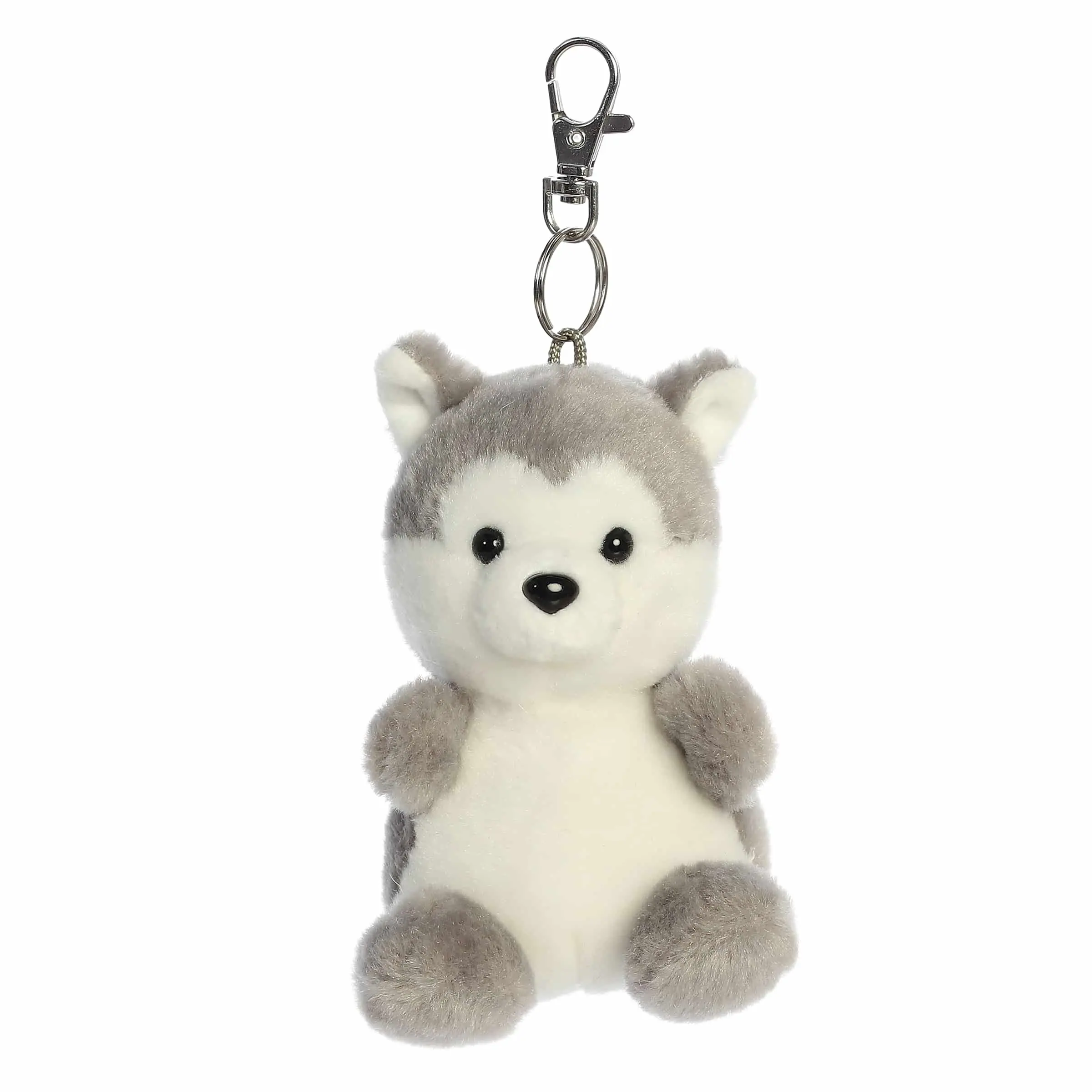 Palm Pals Adorable Busky Husky Gray Soft Plush Collectable Stuffed Animal Palm Pals Adorable Busky Husky Gray Soft Plush Collectable Stuffed Animal