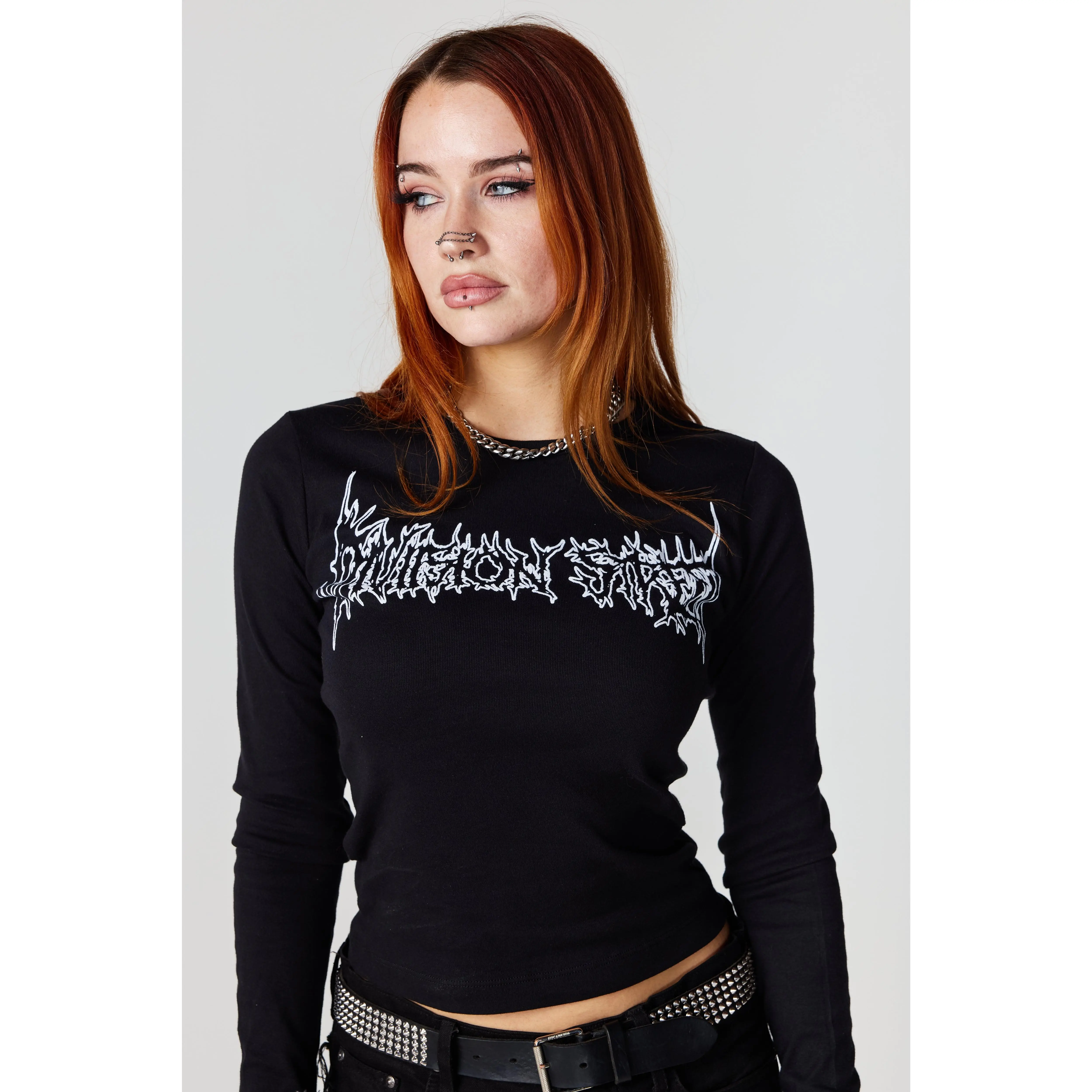 'DARKTHRONE' FITTED LONGSLEEVE