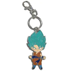 Dragon Ball Super - SD SSGSS Son Goku Metal Keychain