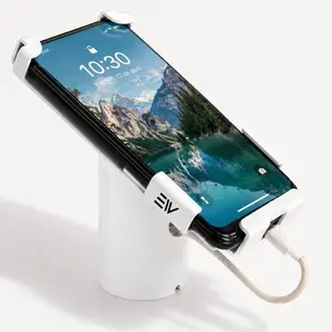 Electronic World Retail Phone Security Anti-Theft Holder, Universal Mobile Display Bracket Stand for Secure Merchandising, Countertop Fixtures, Store Displays & High-Traffic Retail Environments