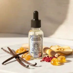 Golden Goddess - concentrated fragrance oil infused with citrine crystals