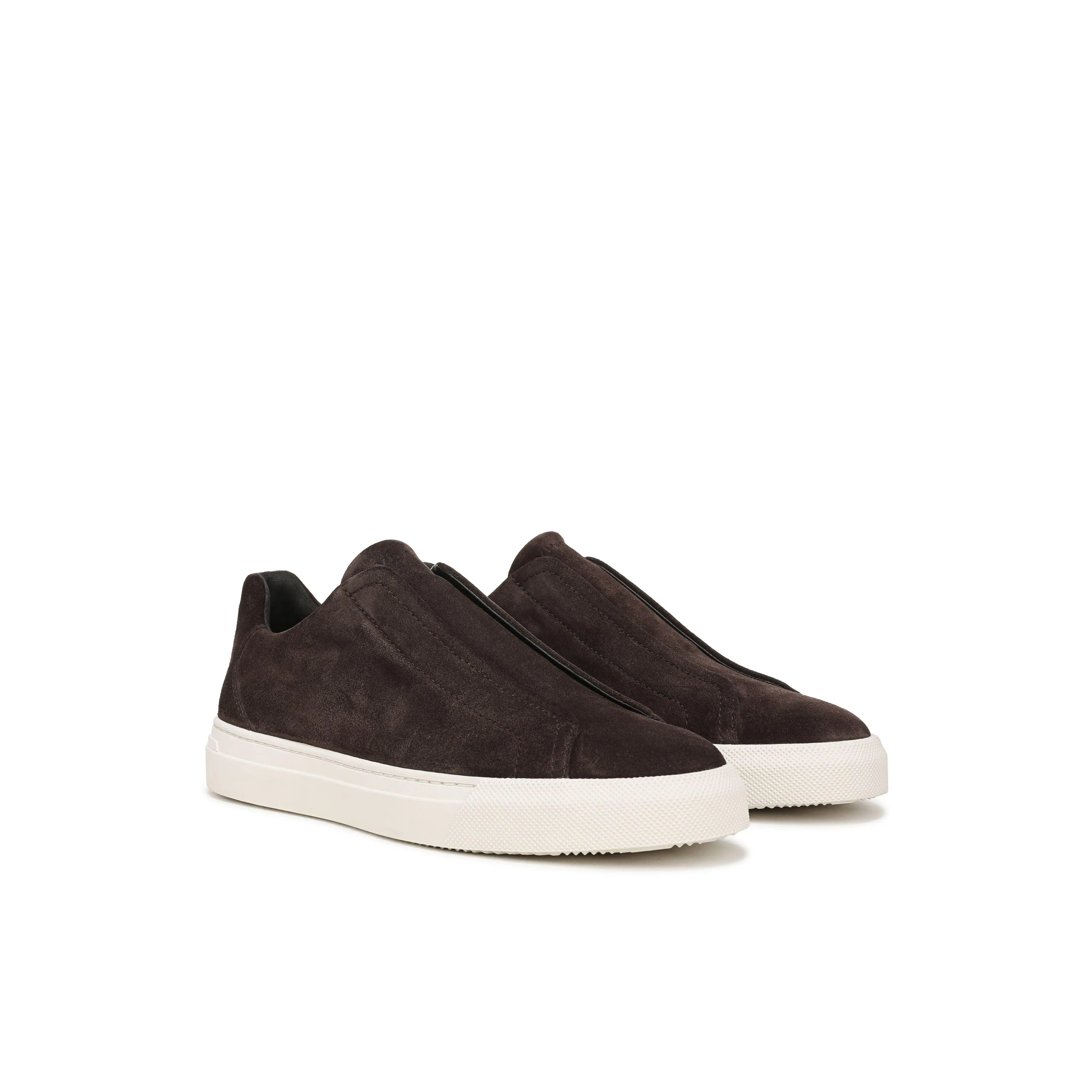 Vince Men's Lakewood Suede Sneakers - Cocoa Brown