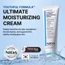 NIDA Youthful Formula Ultimate Moisturizing Cream (100mL) / Collagen, Niacinamide, Centella Asiatica, Hyaluronic Acid / Wrinkles, Dark Spots, Skincare Hydrating Daily Moisturizer Moisture Hydrate